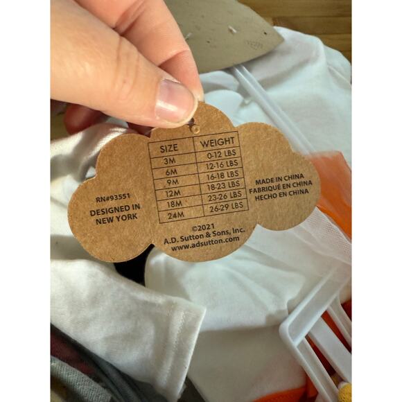 NWT Baby Essentials 4 piece cutest little turkey Thanksgiving infant outfit - Picture 7 of 7